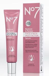 No7 Restore & Renew Face & Neck MULTI ACTION Serum