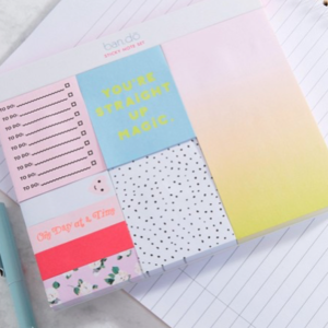 Ban.Do Straight Up Magic Sticky Note Set