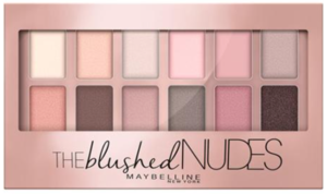 Палетка теней The Blushed Nudes от Maybelline