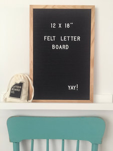 12 x 18" Felt Letter Board