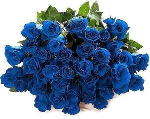 букет синих роз