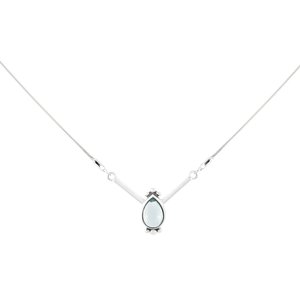 IRIS NECKLACE - BLUE TOPAZ (aloha gaia)