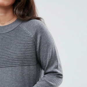 Jumper With Ripple Stitch Detail