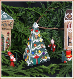 Village Christmas Tree -  Victoria Sampler