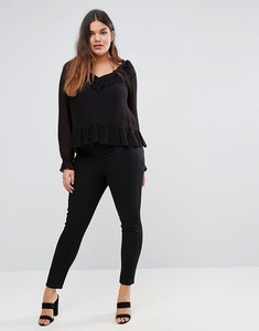 Черные джеггинсы ASOS CURVE RIVINGTON