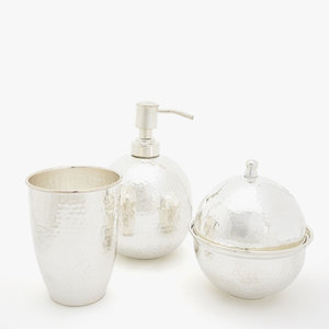 Дозатор для мыла и стакан с эффектом чеканки