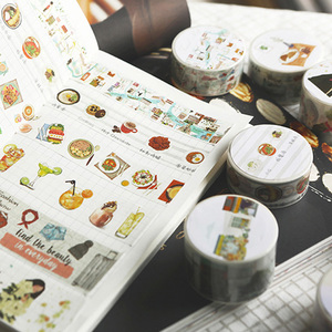 Girl Masking Washi Tape