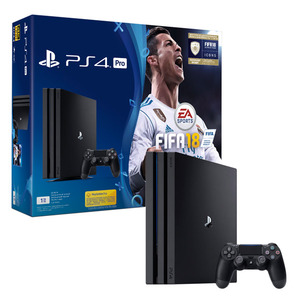 Игровая консоль PlayStation 4 Pro 1Tb + FIFA 18 + PS Plus 14 дней (CUH-7008B)