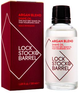 lock stock barrel ARGAN BLEND SHAVE OIL