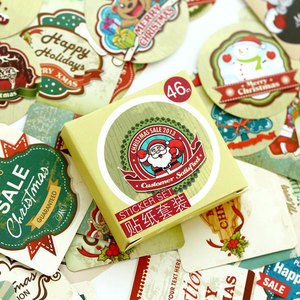 46 PCS Christmas stickers
