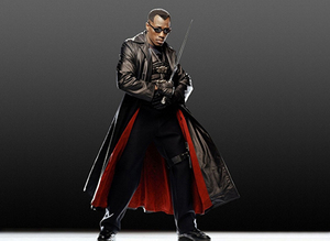 Длинный кожаный плащ, как у Blade (Marvel)