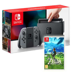 Комплект Nintendo Switch (серый) + The Legend of Zelda: Breath of the Wild