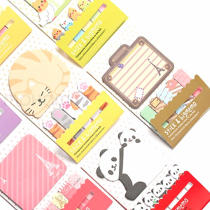 Animal Cat Panda Cute Kawaii Sticky Notes