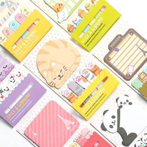 Animal Cat Panda Cute Kawaii Sticky Notes