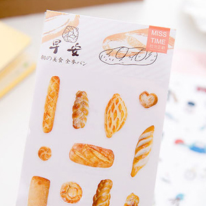 Feathers Bread Plant Travel Diy Diary Stickers