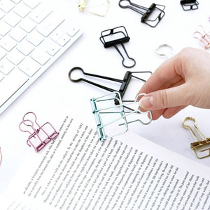 small black Binder Clips