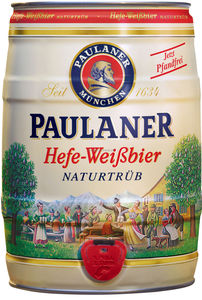 Боченок пива Paulaner