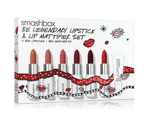 SMASHBOX DRAWN IN. DECKED OUT. BE LEGENDARY LIPSTICK PLUS LIP MATTIFIER SET