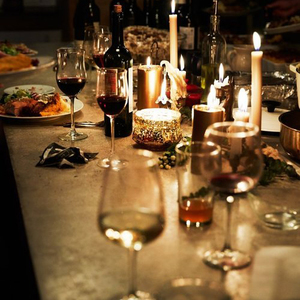 Christmas family dinner