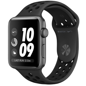 Смарт-часы Apple Watch Nike+ 38mm SpaceGr Al/Bl NikeBand MQKY2RU/A