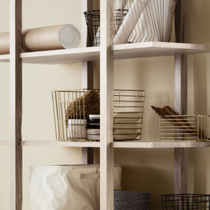 H&M Большая плетеная корзина