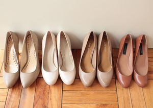 nude shoes