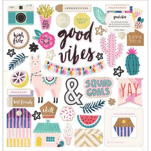 Stickers - CP - Good Vibes - Chipboard