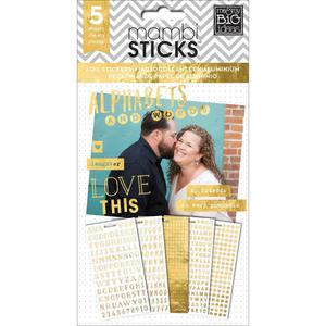 Me & My Big Ideas Pocket Pages Clear Stickers - Alpha Words - Hey Girl