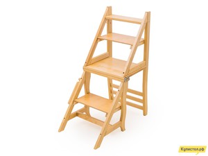 Деревянный стул-стремянка для дачи Анфиса СМКА
