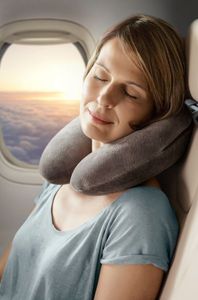 Надувной подголовник или крафтовая подушка для путешествий