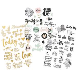 Стикеры ацетатные Beautiful Stickers -10х15см/3шт