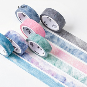 6 pcs Nature color washi tape