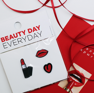 МЕТАЛЛИЧЕСКИЕ ЗНАЧКИ BEAUTY DAY EVERY DAY KRYGINA