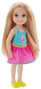 Barbie Мини-кукла Челси с поп корном 13,5см