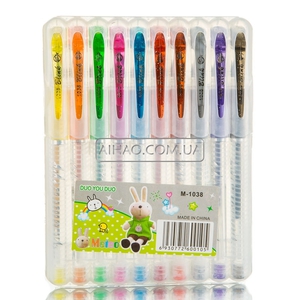 Цветные ручки с блестками