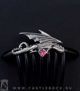 Гребень Alchemy Gothic (Алхимия Готик) HC4 Heart Of The Dragon