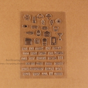 mini diary stamps