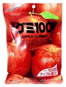 Мармелад GUMI 100 яблоко 113г, Япония