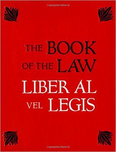 Книга Алистера Кроули The Book of the law в оригинале  в твердой обложке