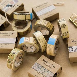 Retro Series Brown Paper Washi Tape