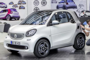 Smart ForTwo или ForFour 2016 года, желтенький