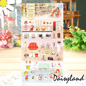 Home Kitchen Cartoon Sticker
