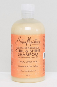 Шампунь с экстрактами кокоса и гибискуса Shea Moisture Curl & Shine