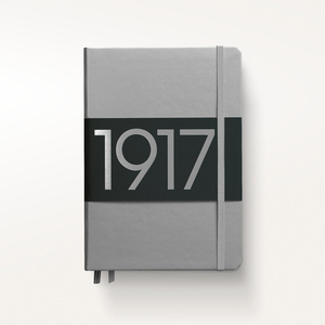 LEUCHTTURM1917  Medium A5 Dotted Notebook - Silver