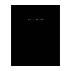 Блокнот в точку "Bullet journal" черный