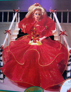 Barbie Happy Holidays Barbie Doll Hallmark Special Edition 1993