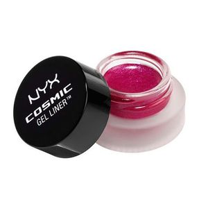 Розовая подводка для глаз с блестками от никс