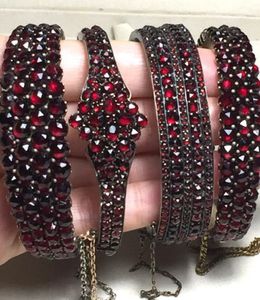 victorian garnet bangle