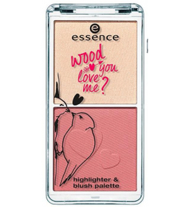 Хайлайтер и румяна для лица `ESSENCE` WOOD YOU LOVE ME 2 в 1