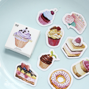 45pcs Delicious Cake Sticker